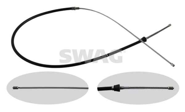 Cablu, frana de parcare 30 93 6348 SWAG